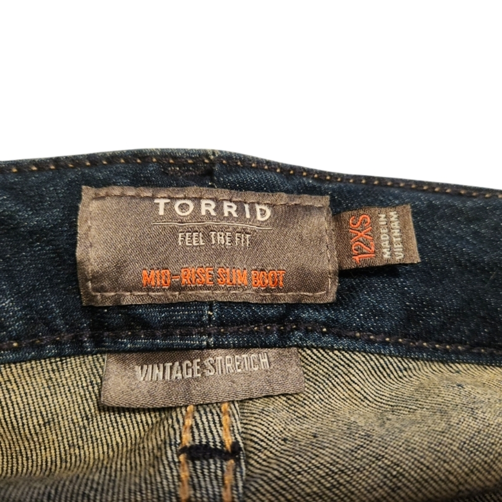 Torrid Mid-rise Vintage-style Jeans Sz 12 XS (women petite)